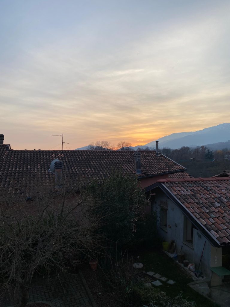 tramonto da la Frisa